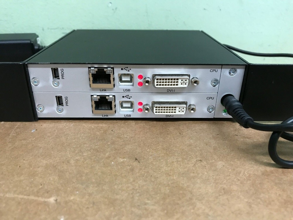 Black Box DKM FX Modular KVM Extender w/Two ACX1MT-VDHID-C Transmitter Modular