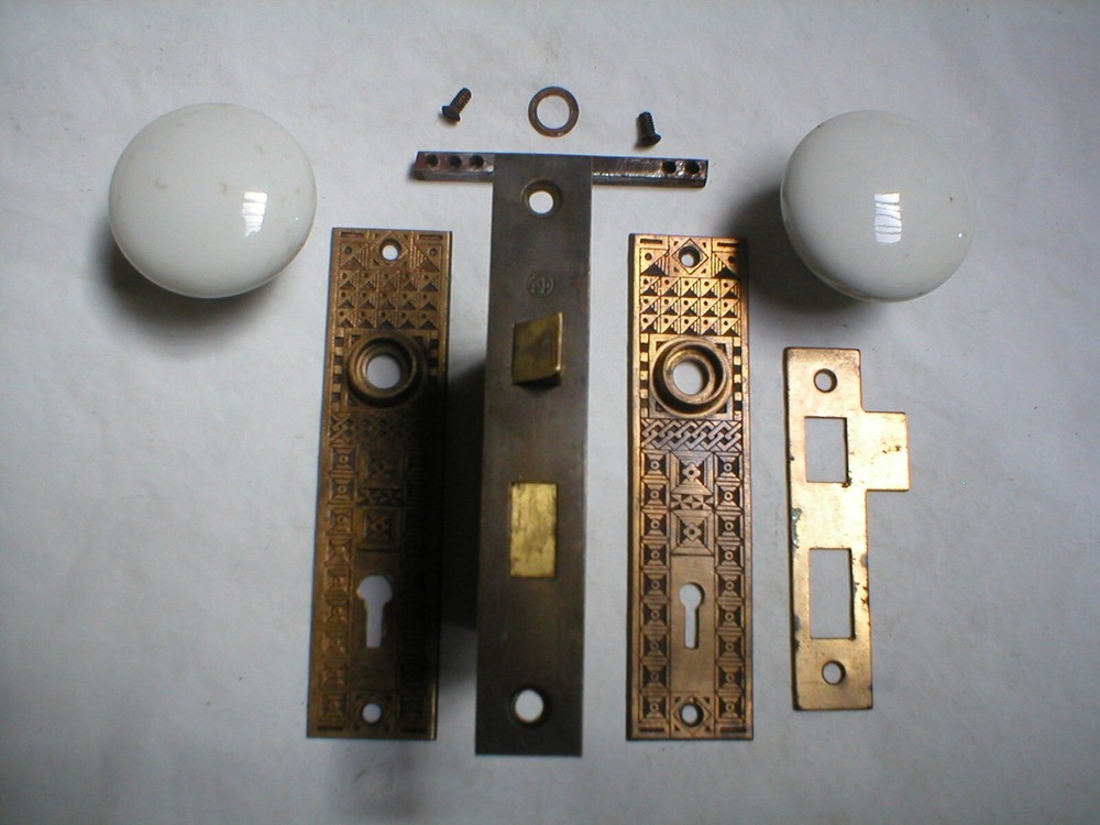Antique Victorian Era Door Hardware