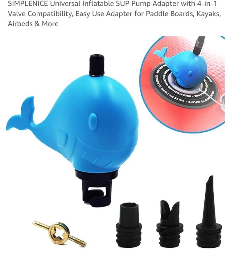 Inflatable Toys Valve Adapter Kit Whale