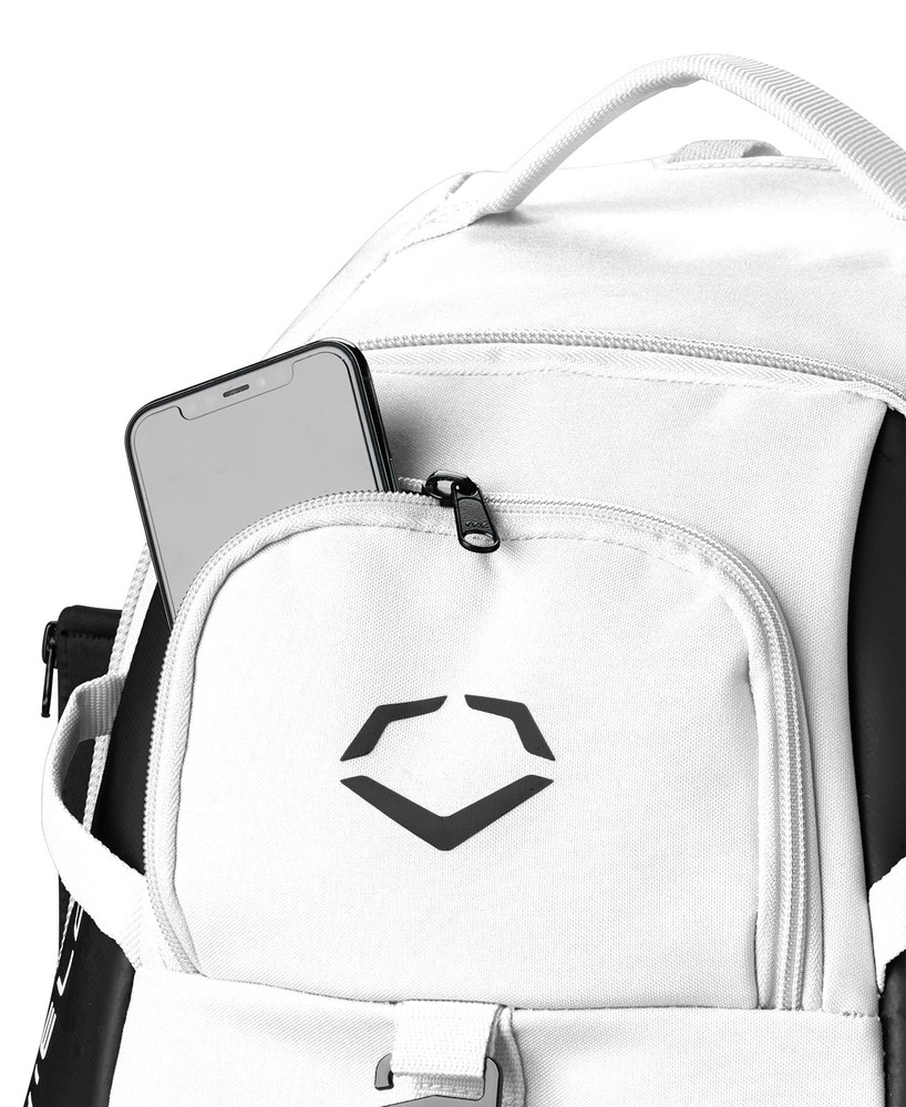 Evoshield Recruit Baseball/Softball Backpack - Team White