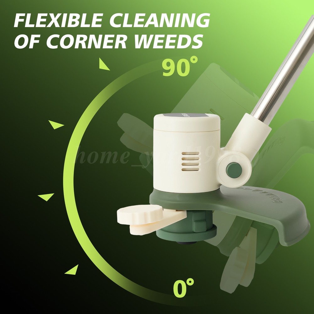 Cordless Weed Wacker Electric Weed Eater 11" String Trimmer w/10 Trimmer Lines