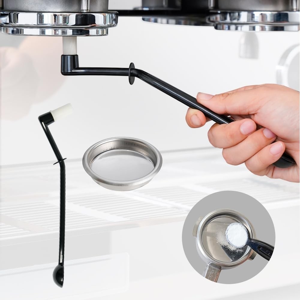 Coffee Machine Cleaning Kit Brush and Backflush Filter Tool Set