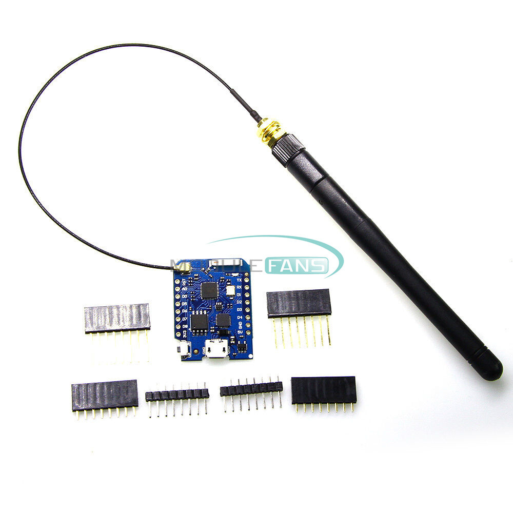 WEMOS D1 mini Pro - 16M bytes external antenna connector ESP8266 WIFI + antenna