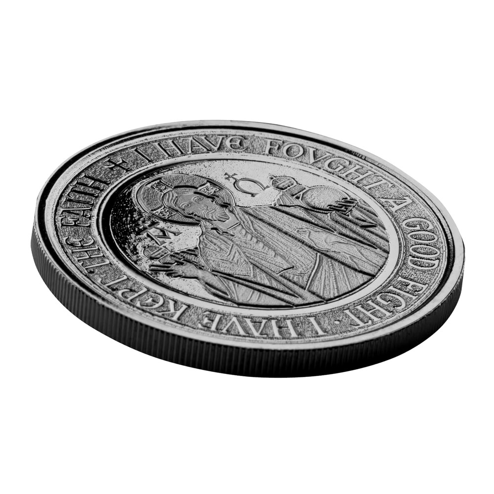 2021 Samoa Alpha & Omega 1 oz silver Black Rhodium