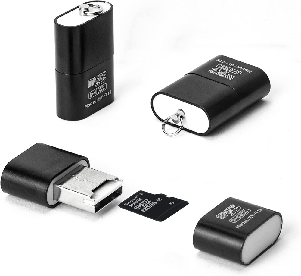 [3 Pack] Card Reader for Android,Micro SD Card to USB Adapter, TF Card Reader wi