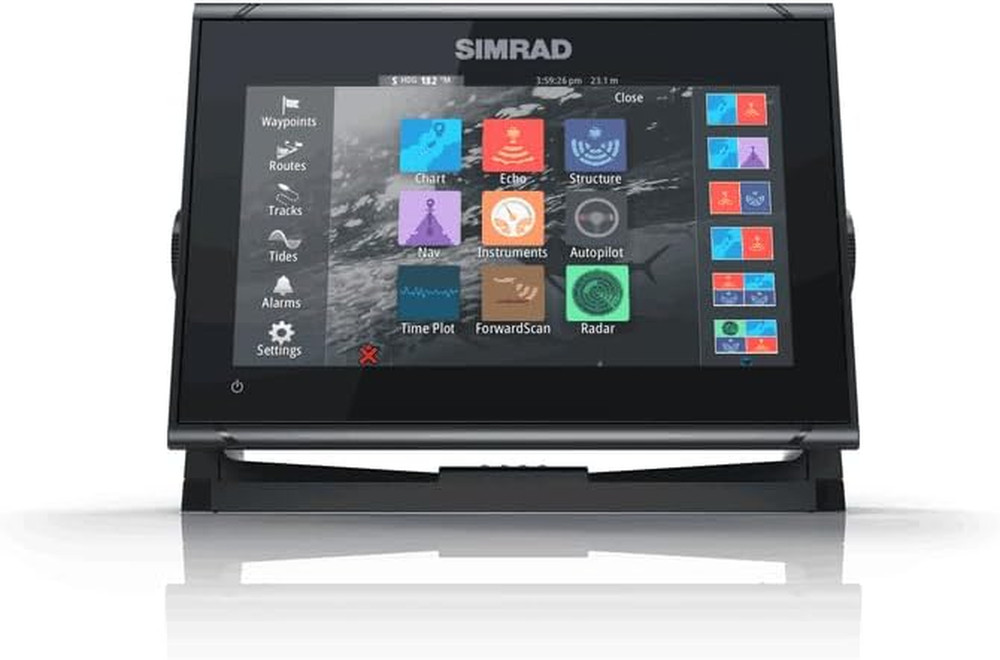 Simrad GO Chartplotter and Fish Finder with Transducer &Radar Options Preloaded