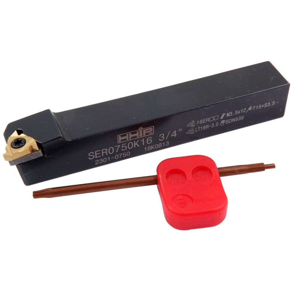 SER0750K16 EXTERNAL INDEXABLE THREADING TOOL HOLDER (2301-0750)