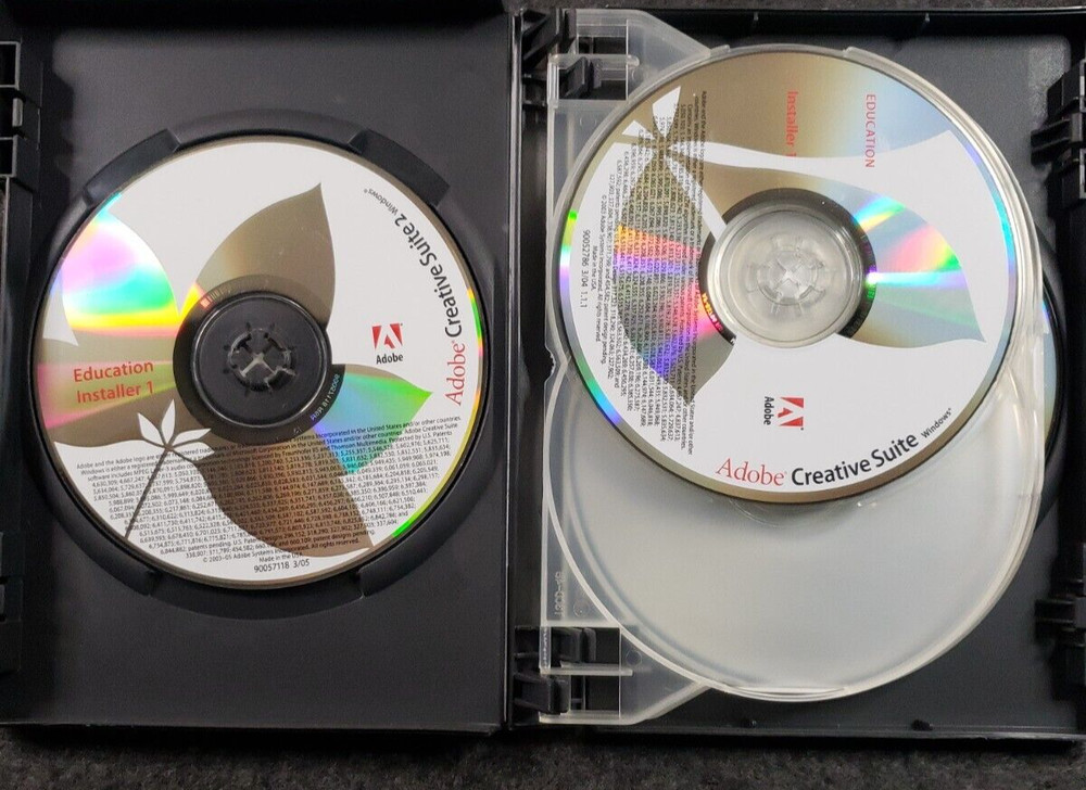 Adobe Creative Suites Premium Missing 1 disk (C17B4)