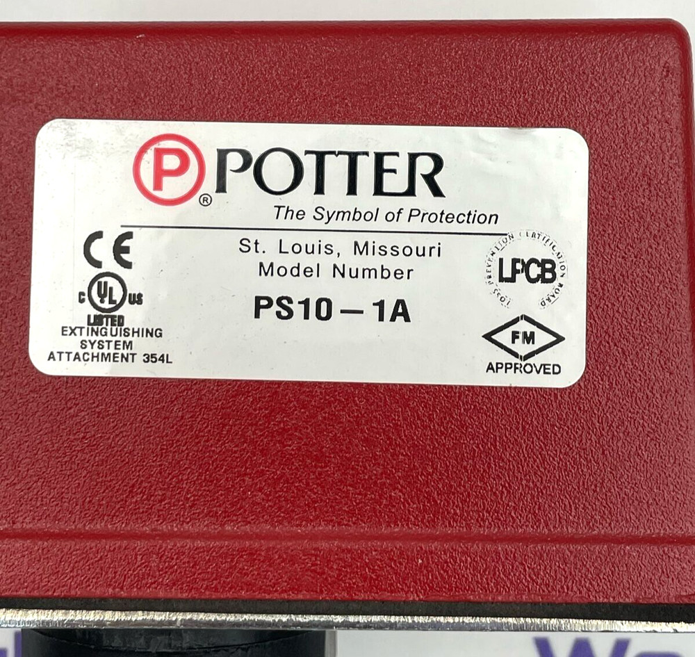 POTTER PS10-1A Pressure Type Waterflow Switch