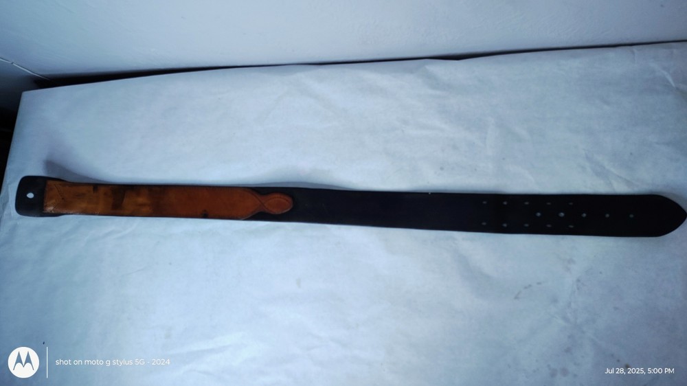 vintage Tex Shoemaker 32" Law Enforcement Leather Duty Belt