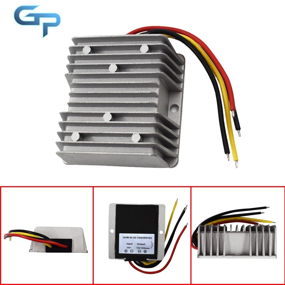24V Step Down To 12V 30A 360W DC/DC Converter Regulator