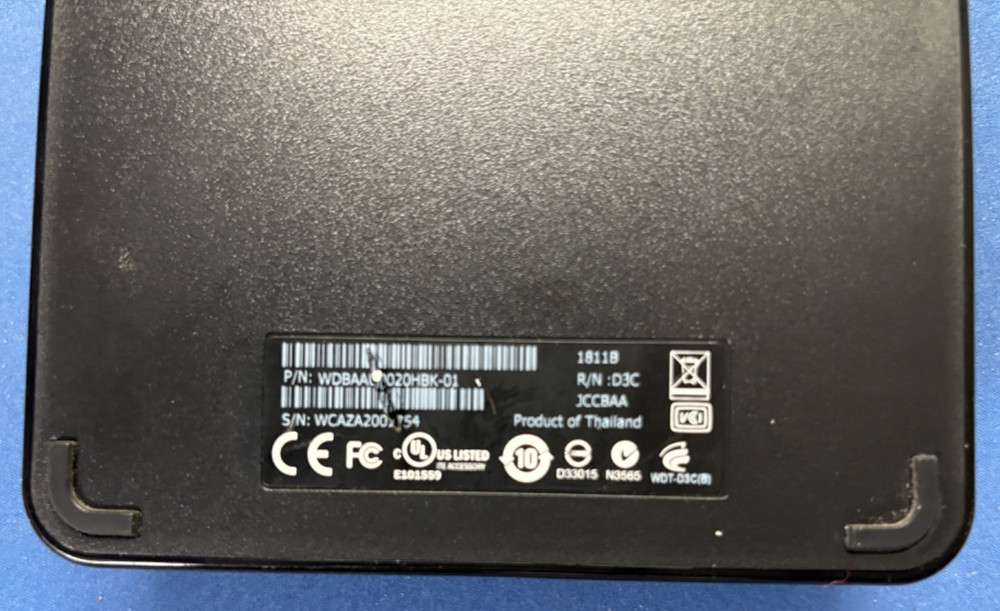 Western Digital WD USB 2TB Black / Tested