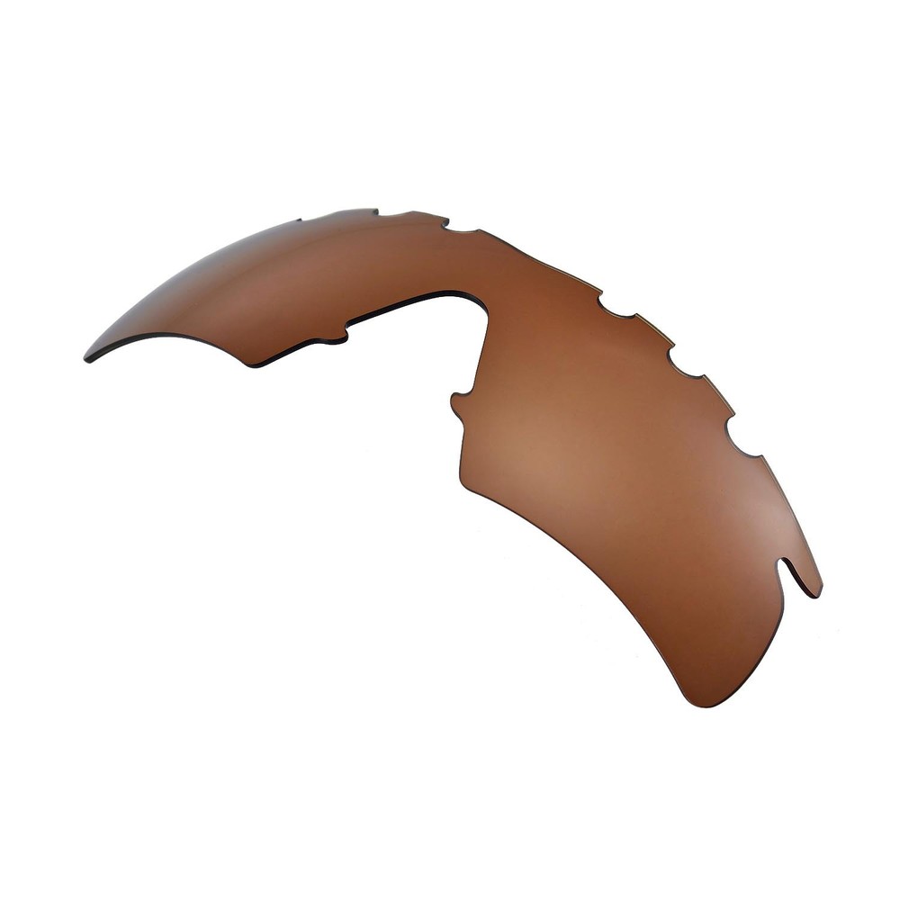 Walleva Brown Vented Polarized Replacement Lenses for Oakley M Frame Hybrid