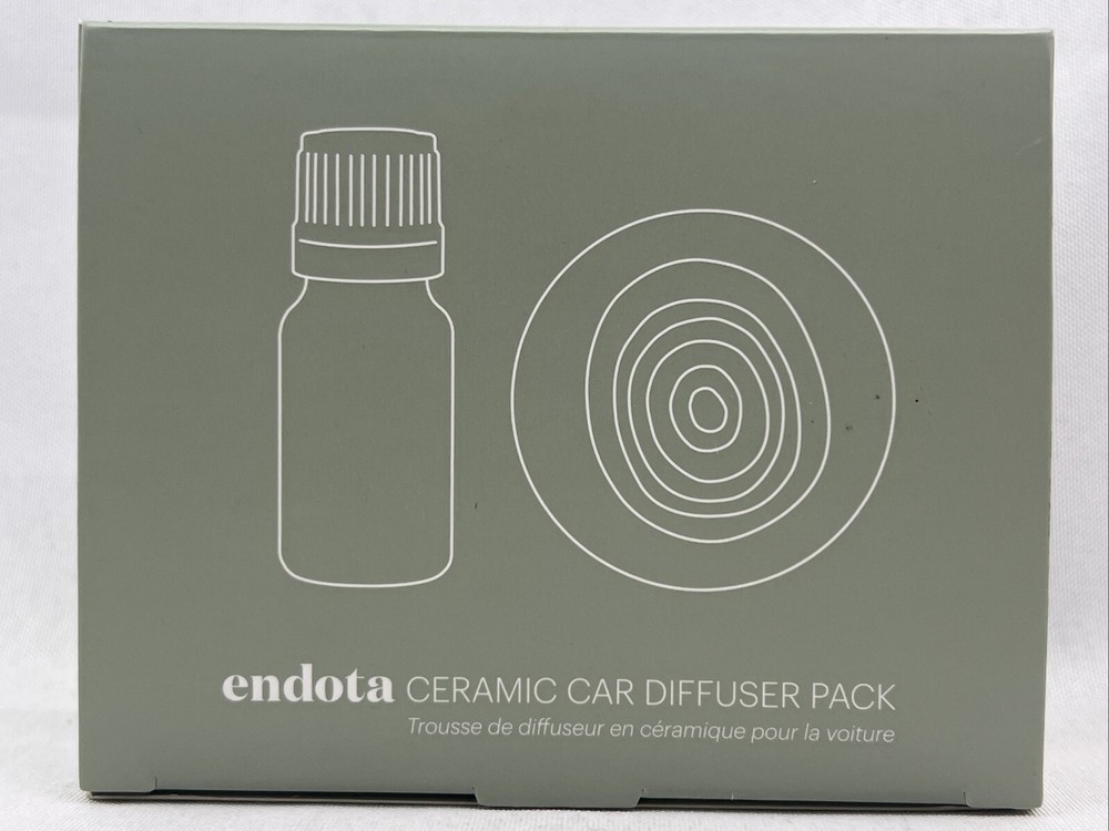 endota Ceramic Car Diffuser Pack - Includes Signature Blend Essential Oil