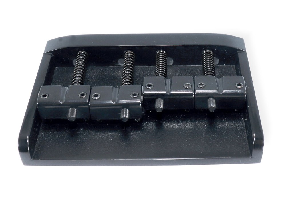 Bass Bridge 57mm 4 String thru bridge Black High Mass 122655BK