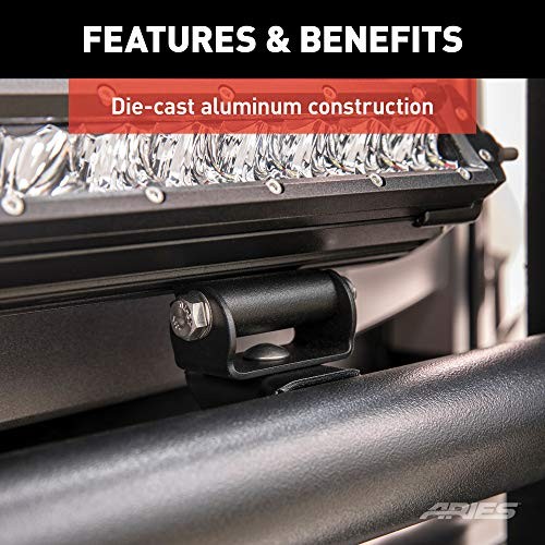 1110312 Base-Mount Light Bar Brackets, 2-Pack