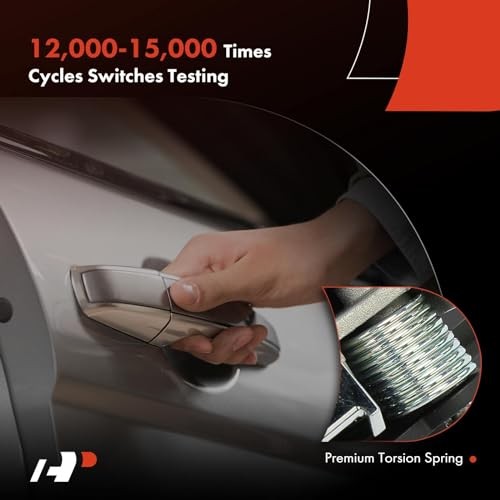 Exterior Door Handle with Keyhole Compatible with Front Passenger Side