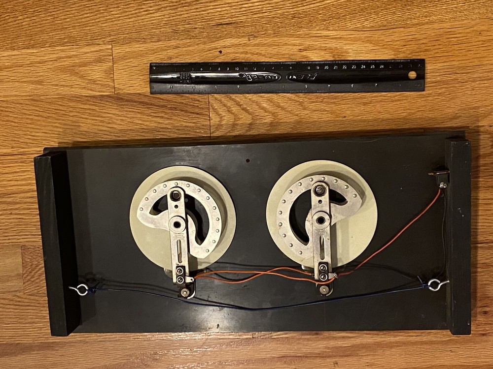 VINTAGE UNKNOWN CONTROL PANEL - RADIO? MODEL TRAIN? MAR-CO ILLUMINATED CONTROL