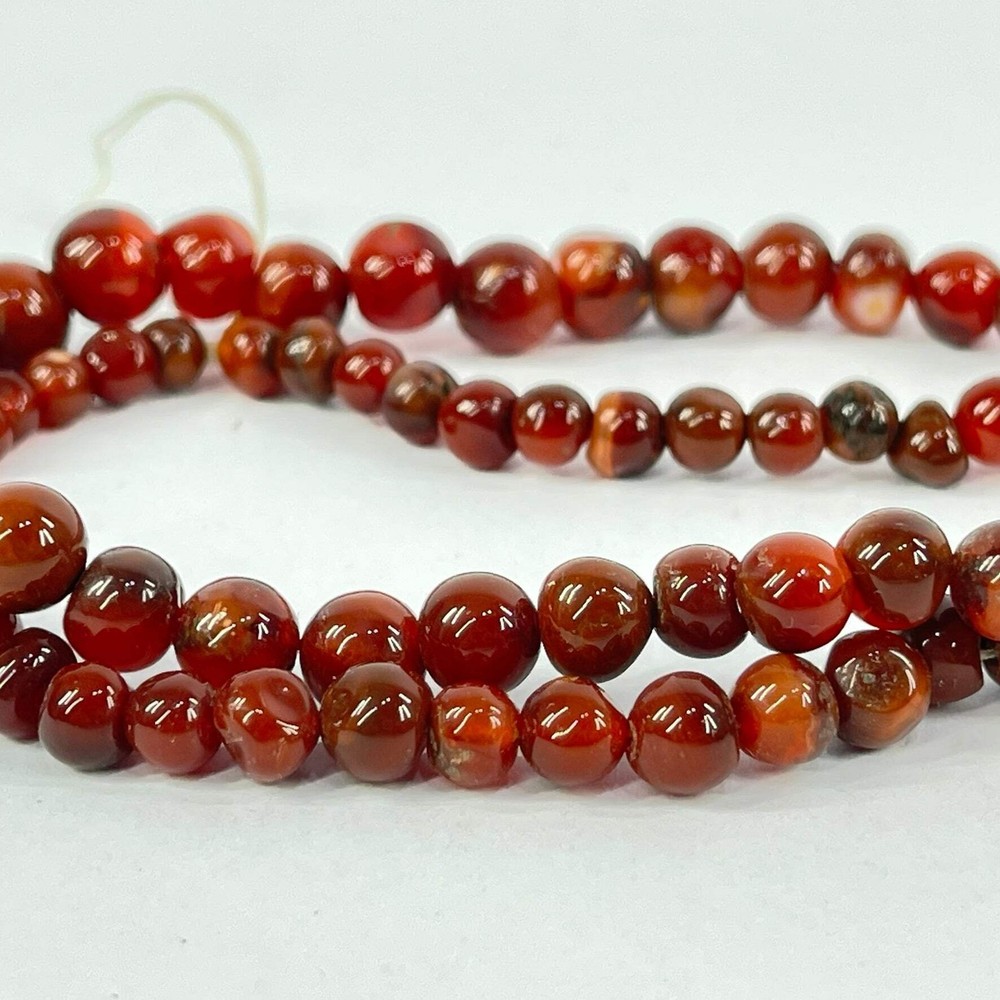 Carnelian Stone Trade Beads
