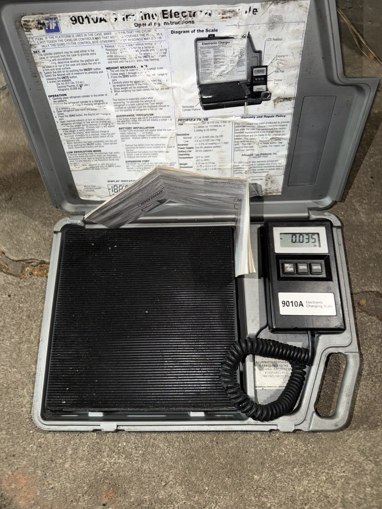 TIF 9010A Slimline Electronic Refrigerant Charging Scale