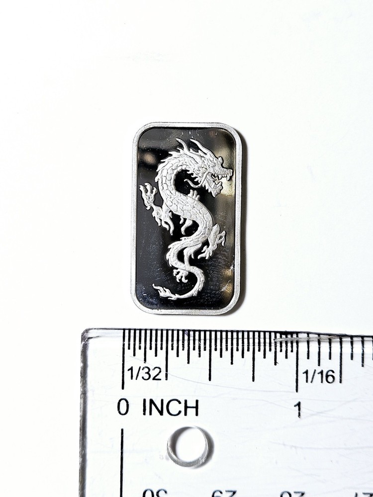 Dragon 5 Grams .999 Fine Silver Bar 🐉