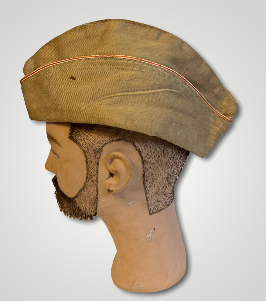 WW2 US Military Garrison Cap Hat Khaki d