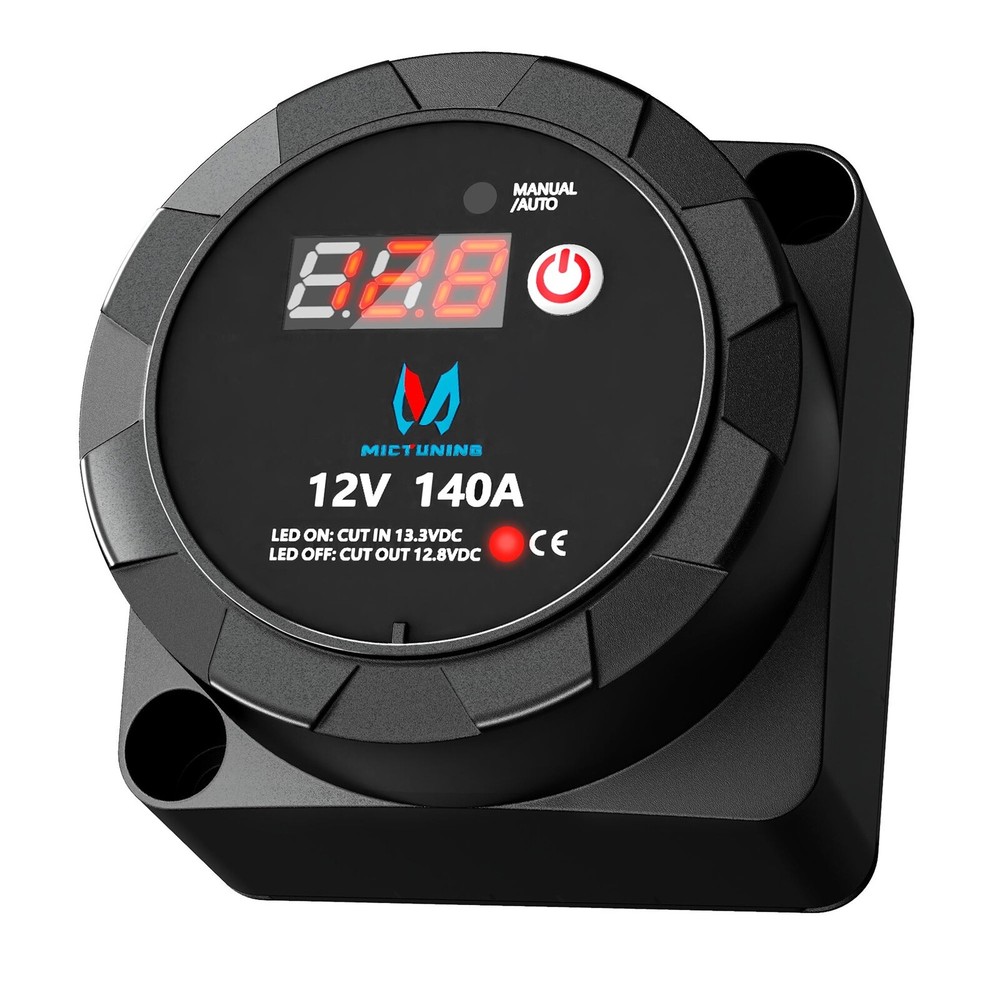 12V 140 Amp Smart Dual Battery Isolator Voltage Sensitive Relay (VSR) Pro