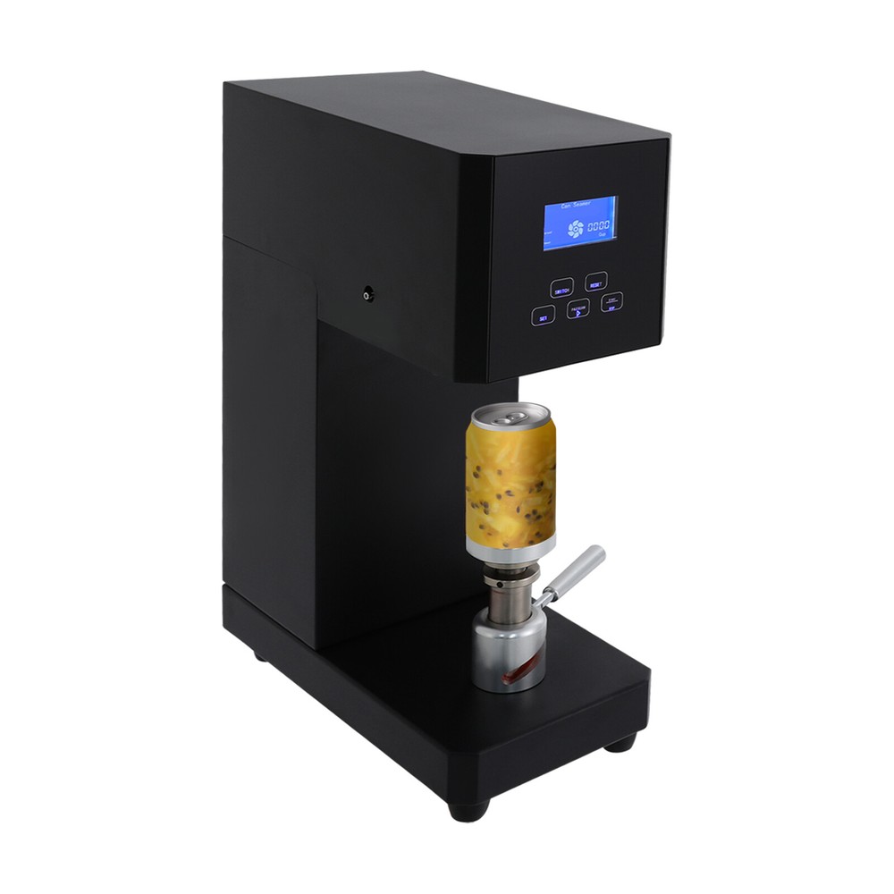 Semi Automatic Can Sealing Machine Pop Cola Can Sealer Container Plastic Bottles