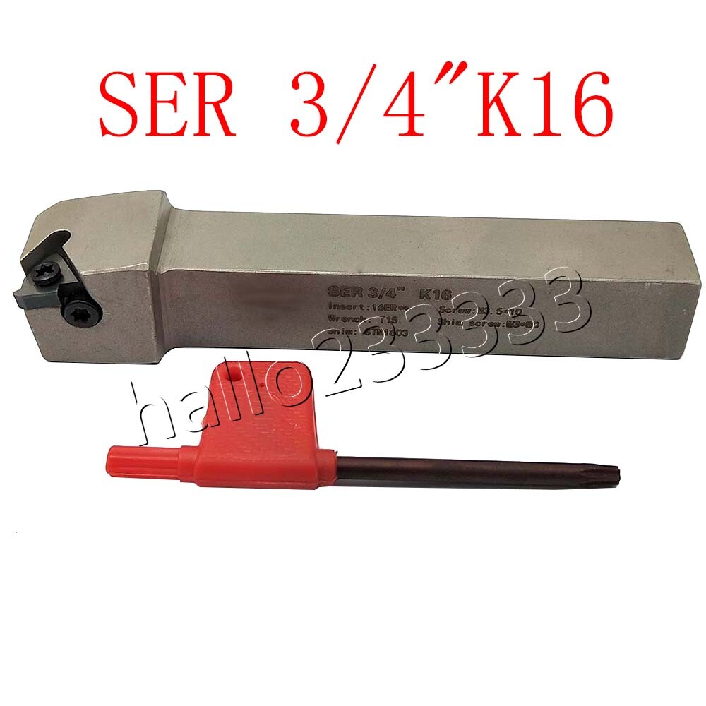 SER 3/4" Threading Turning CNC Tool Holder 3/4 Inch SER2020K16 For 16ER INSERT