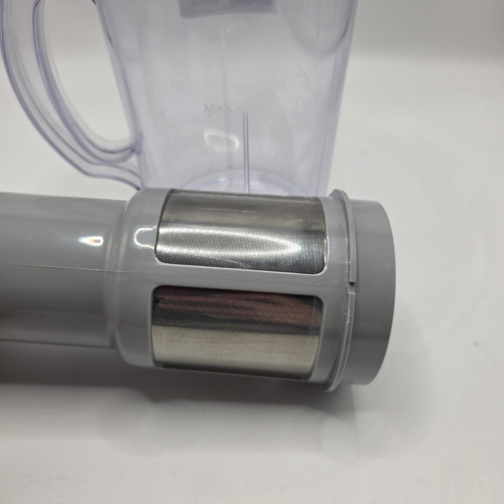 Magic Bullet Juicer Attachment Pitcher Grey Filter Black Pusher Replacement