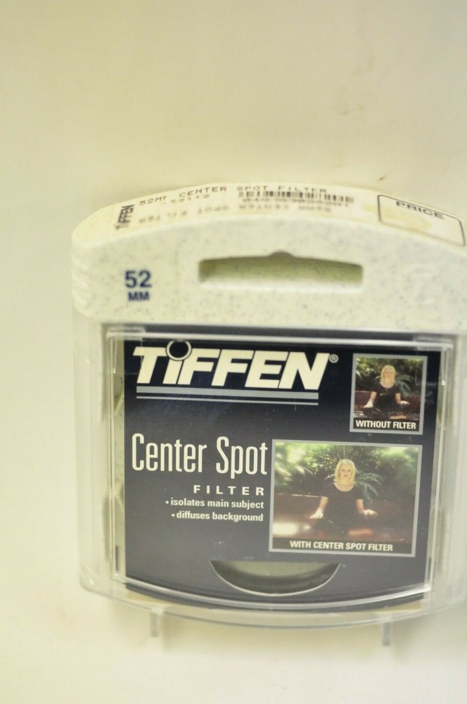 Tiffen 52mm Center Spot filter. New