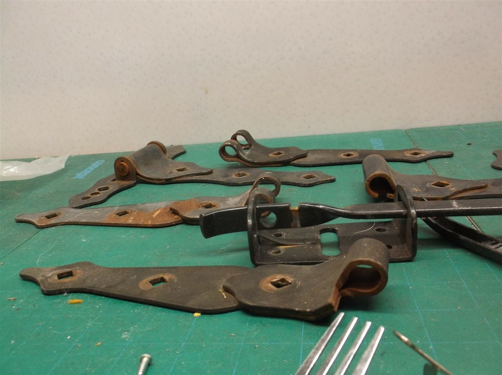 assorted gate hardware