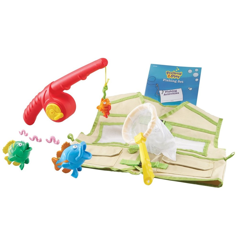 Learning Resources Pretend and Play Fishing Set - 10 Pieces