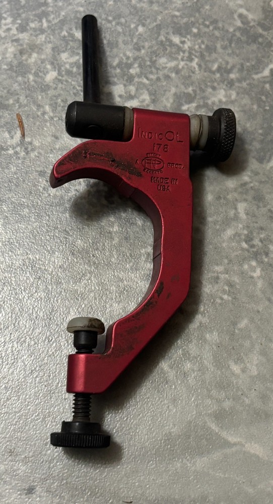Indicol 178 Universal Holding Attachment for Dial Test Indicator red