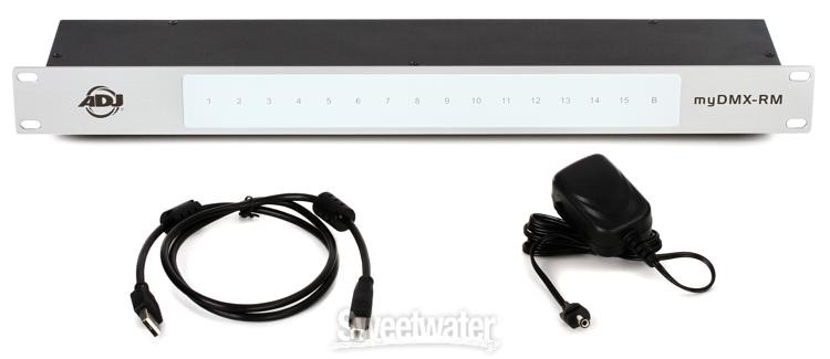 ADJ myDMX RM 512-Ch Rackmount DMX USB Interface with Software