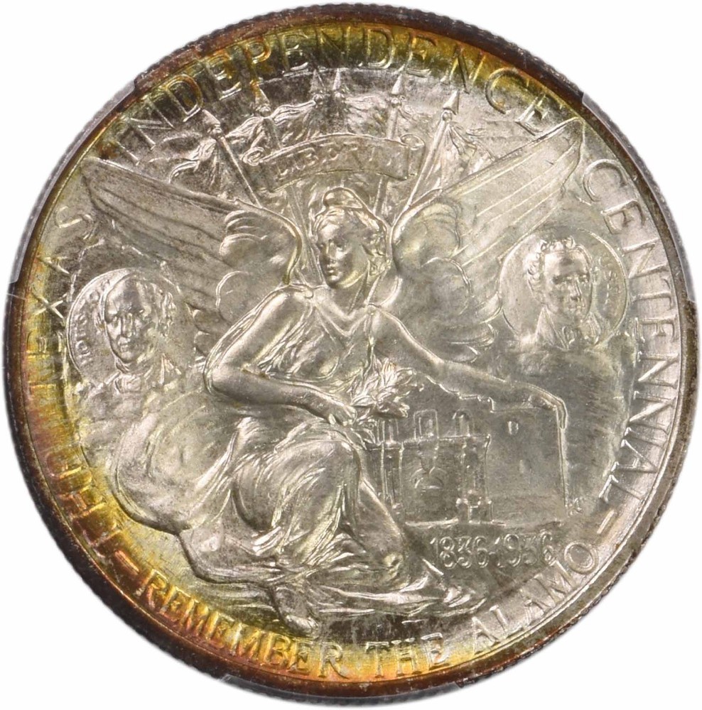 Texas Commemorative Silver Half Dollar 1936 MS68 PCGS