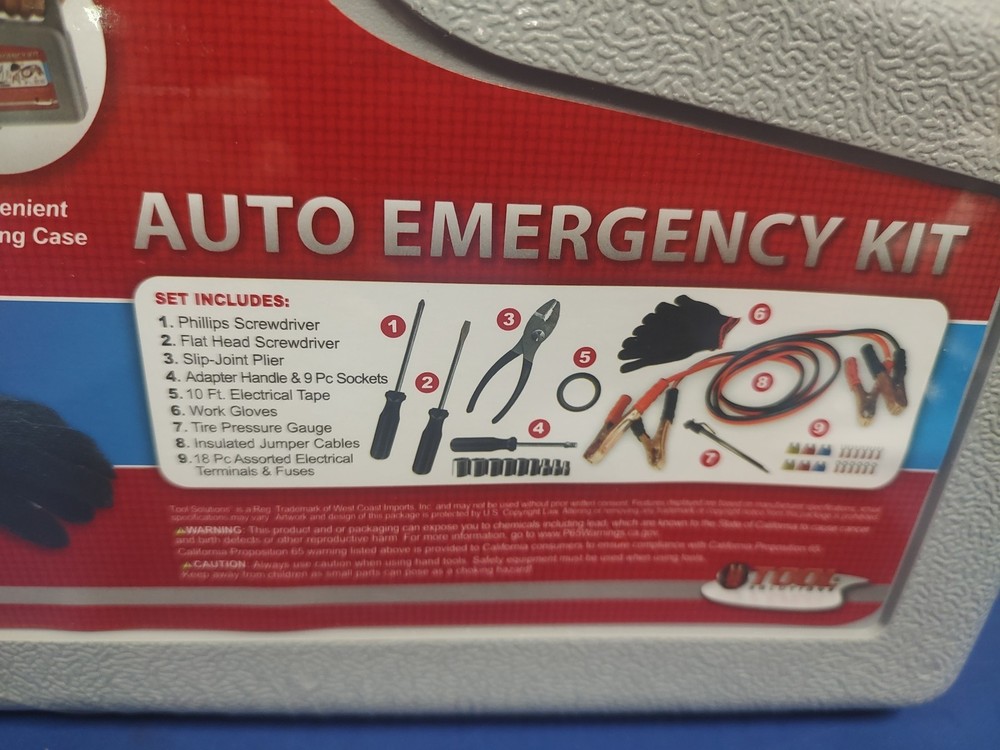 Tool Solutions Auto Emergency Kit 35 Pc