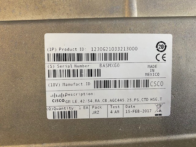 Cisco 1230G21033213000
