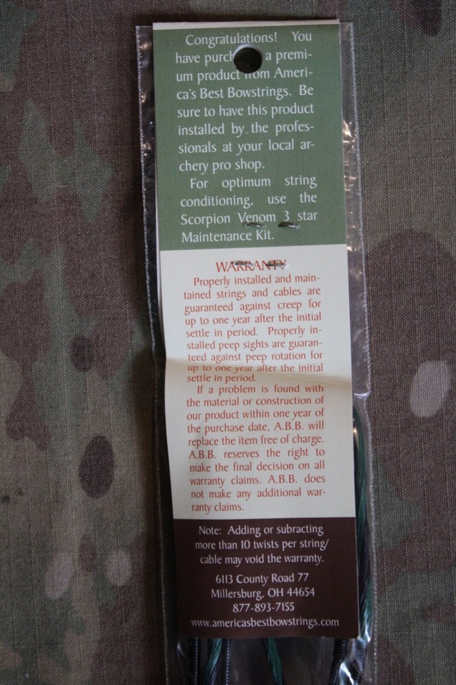 PSE Archery Replacement String 34 1/8" - Buss Cable - PSE Madness Compound Bow