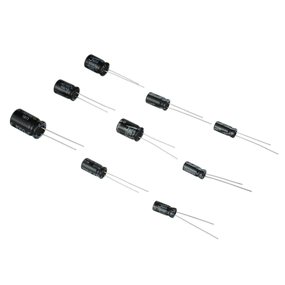 24Value 630pcs Aluminum Electrolytic Capacitor Assortment Box Kit Range 0.1uF...