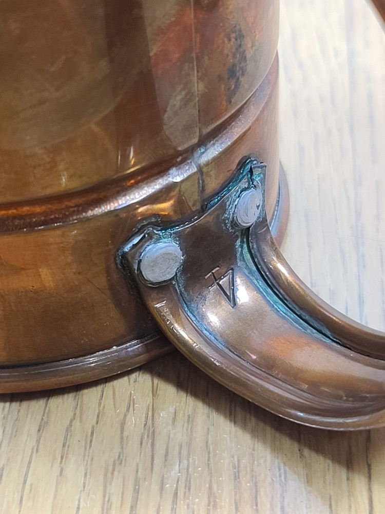 Vintage Copper Neapolitan Flip Coffee Maker