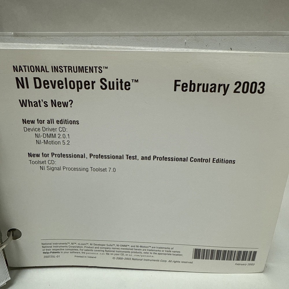 National Instruments Developer Suite 2004 12 CD bundle + Additions