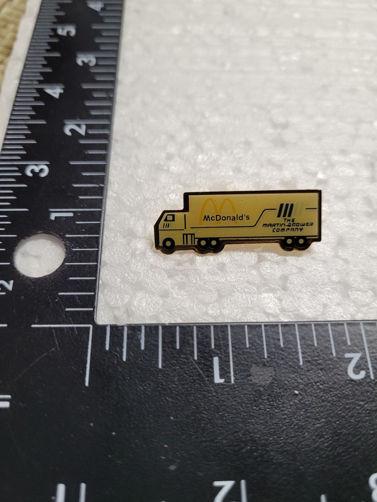 McDonald's LAPEL HAT CREW PIN TRUCK