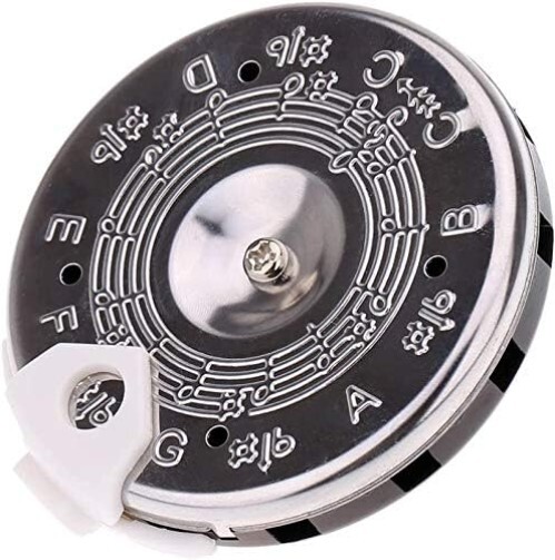 Precise Pitch Pipe Tuner - Durable Chrome Plated Pipes - Sliding Note Selector