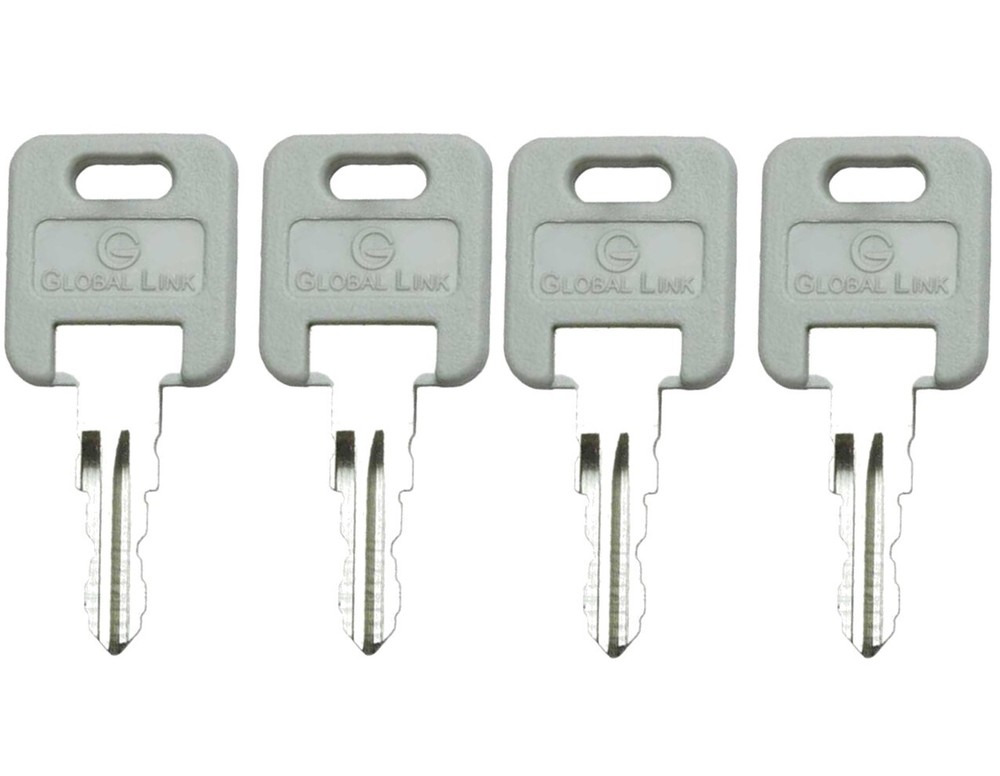 Global Link GREY Replacement RV Lock Key G391 for Compartment Storage