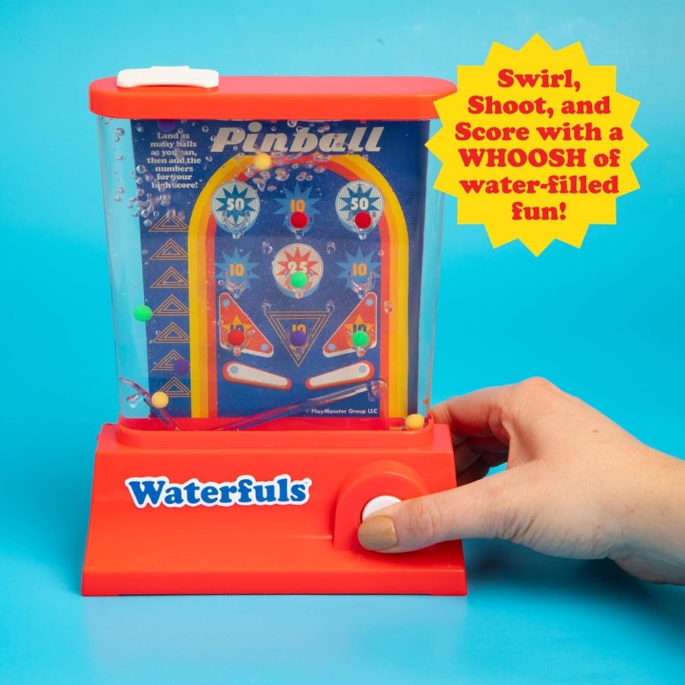 Original Waterfuls Classic Handheld Water Game - 6 Interchangeable Back Panels