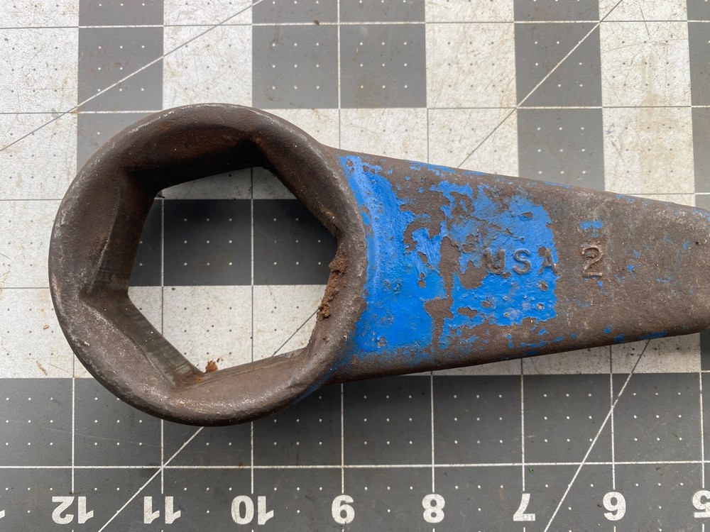 2" Striking/Slogging Wrench, 6 pt,Box-end (WRIGHT #1864)