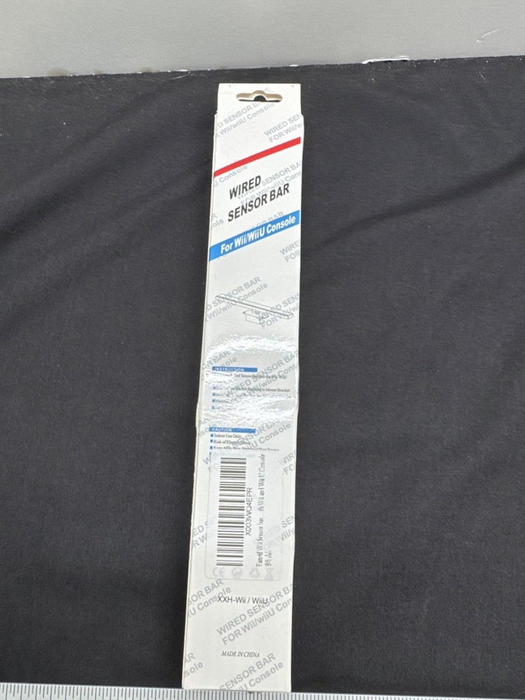 Wired Sensor Bar For Wii/WiiU Console With Easy Setup & Adhesive Mounts #2