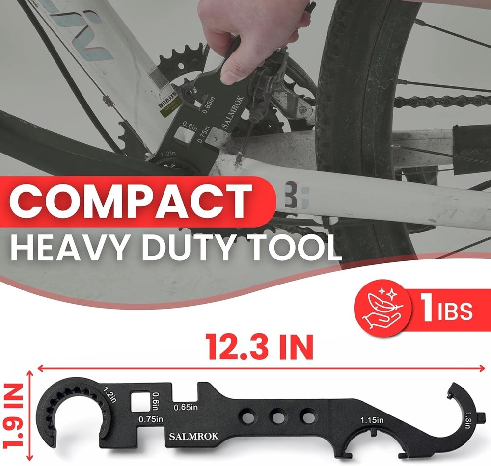 Multi-tool Combo Wrench 6 in 1 for Smithing, Spanner Removal & Installation