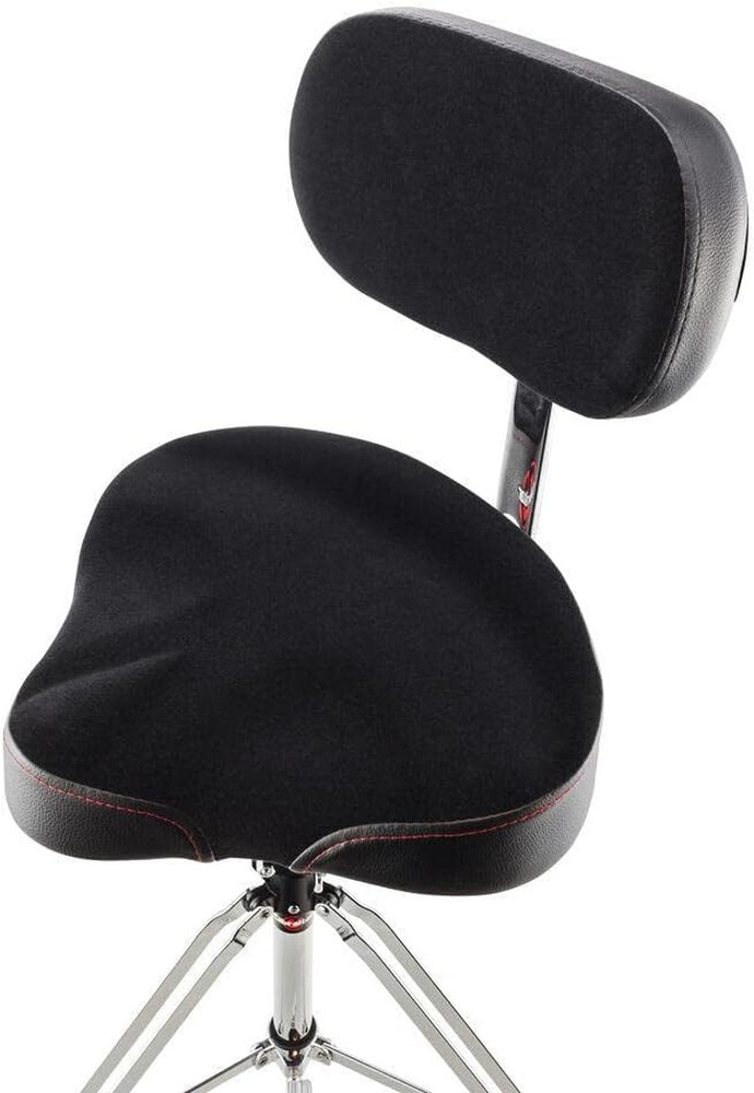 Adjustable Motorcycle Drum Throne with Memory Foam & Heavy Duty Support